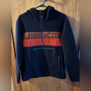 Cotopaxi Navy and Red Hoodie